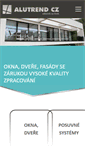 Mobile Screenshot of alutrend.cz